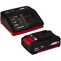 Einhell 4512040 Kit con Cargador batería de Repuesto de 18 V- 2- 0 W- 21 V- Negro- Rojo- 2.0 Ah- duración de carga: 30…